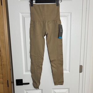 High-Rise Tan Leggings